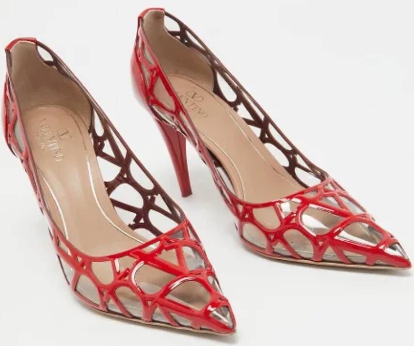 Valentino Vintage Pre-owned Leather heels Red Dames