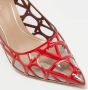 Valentino Vintage Pre-owned Leather heels Red Dames - Thumbnail 7