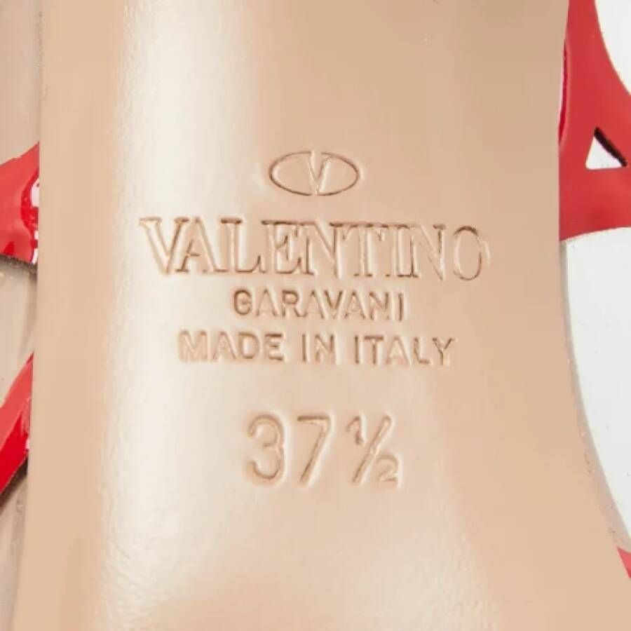 Valentino Vintage Pre-owned Leather heels Red Dames