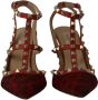 Valentino Vintage Pre-owned Leather heels Red Dames - Thumbnail 2