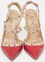 Valentino Vintage Pre-owned Leather heels Red Dames - Thumbnail 3