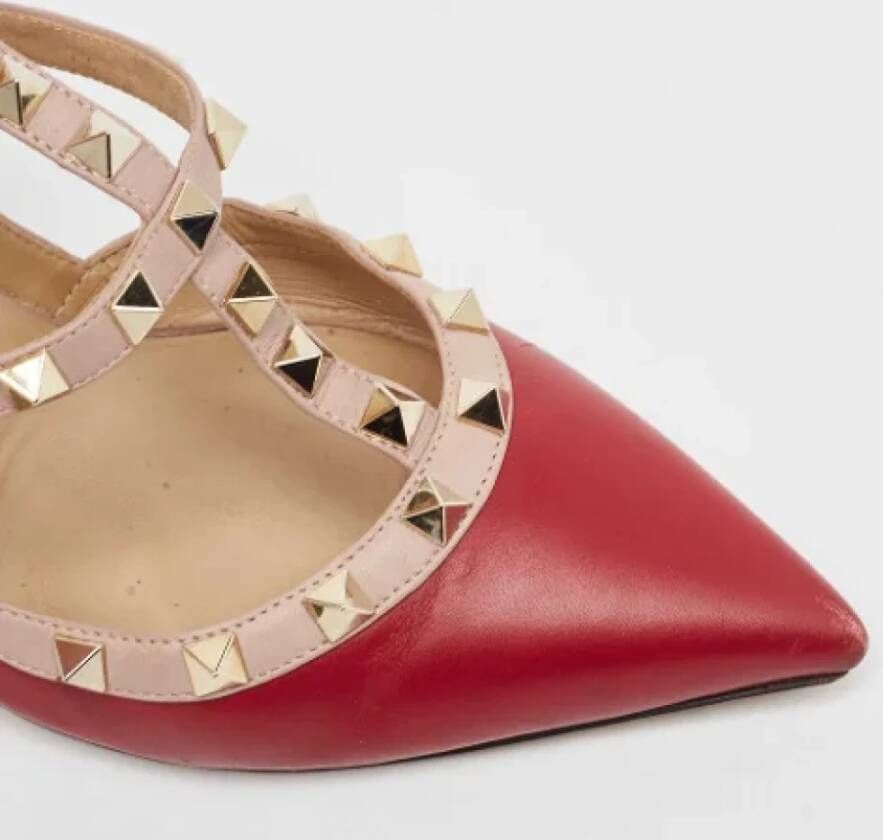 Valentino Vintage Pre-owned Leather heels Red Dames