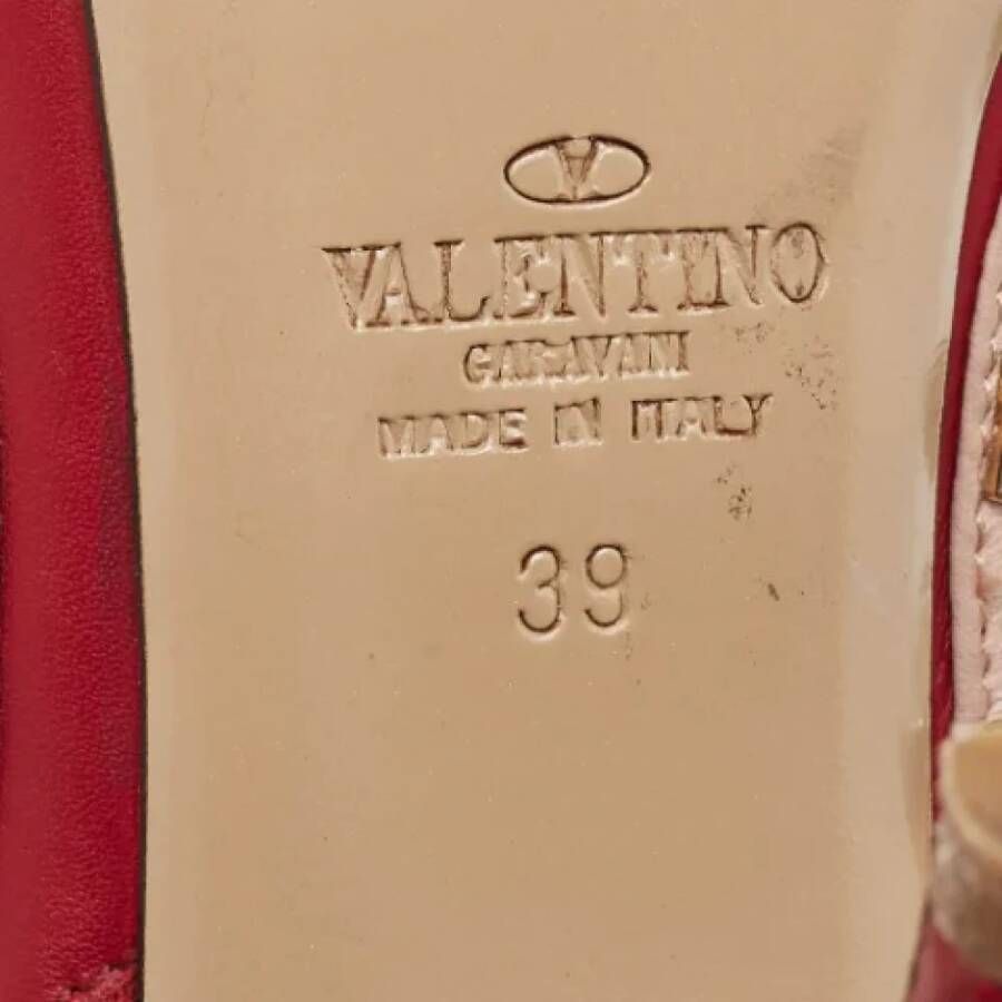 Valentino Vintage Pre-owned Leather heels Red Dames