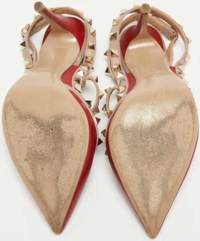 Valentino Vintage Pre-owned Leather heels Red Dames