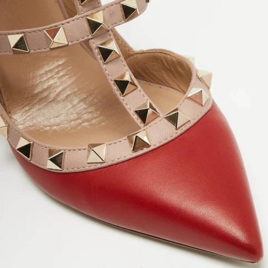 Valentino Vintage Pre-owned Leather heels Red Dames