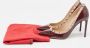 Valentino Vintage Pre-owned Leather heels Red Dames - Thumbnail 9