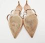 Valentino Vintage Pre-owned Leather mules Beige Dames - Thumbnail 7