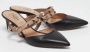 Valentino Vintage Pre-owned Leather mules Black Dames - Thumbnail 4