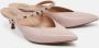 Valentino Vintage Pre-owned Leather mules Pink Dames - Thumbnail 4