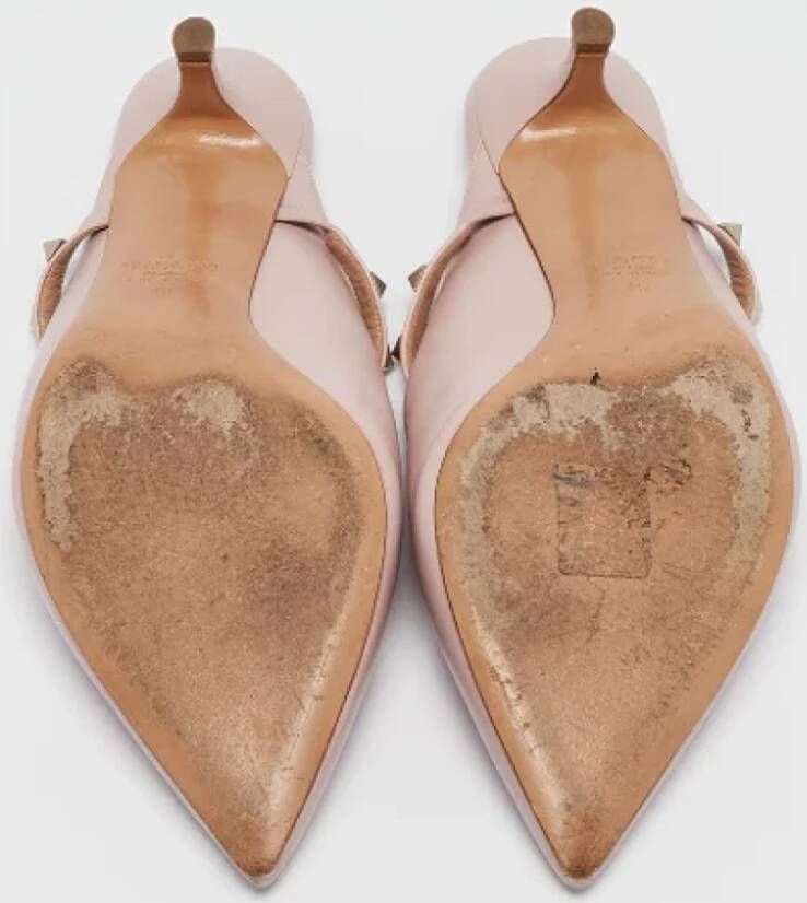 Valentino Vintage Pre-owned Leather mules Pink Dames