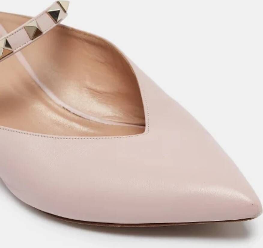 Valentino Vintage Pre-owned Leather mules Pink Dames