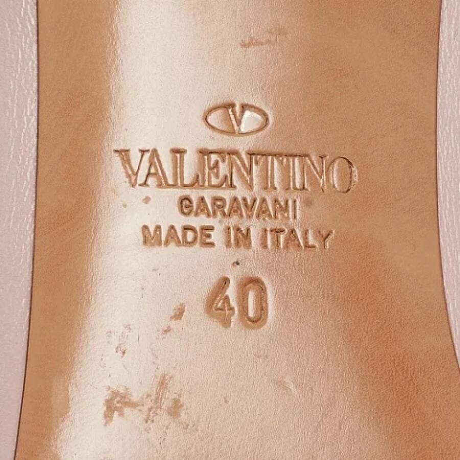 Valentino Vintage Pre-owned Leather mules Pink Dames