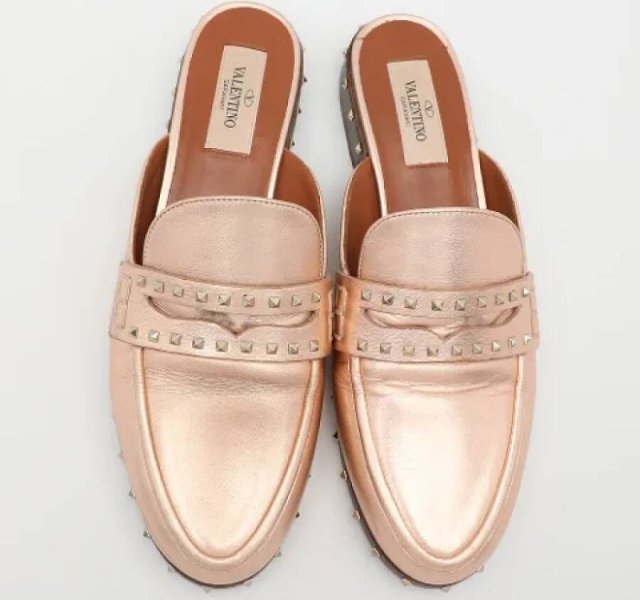 Valentino Vintage Pre-owned Leather mules Pink Dames