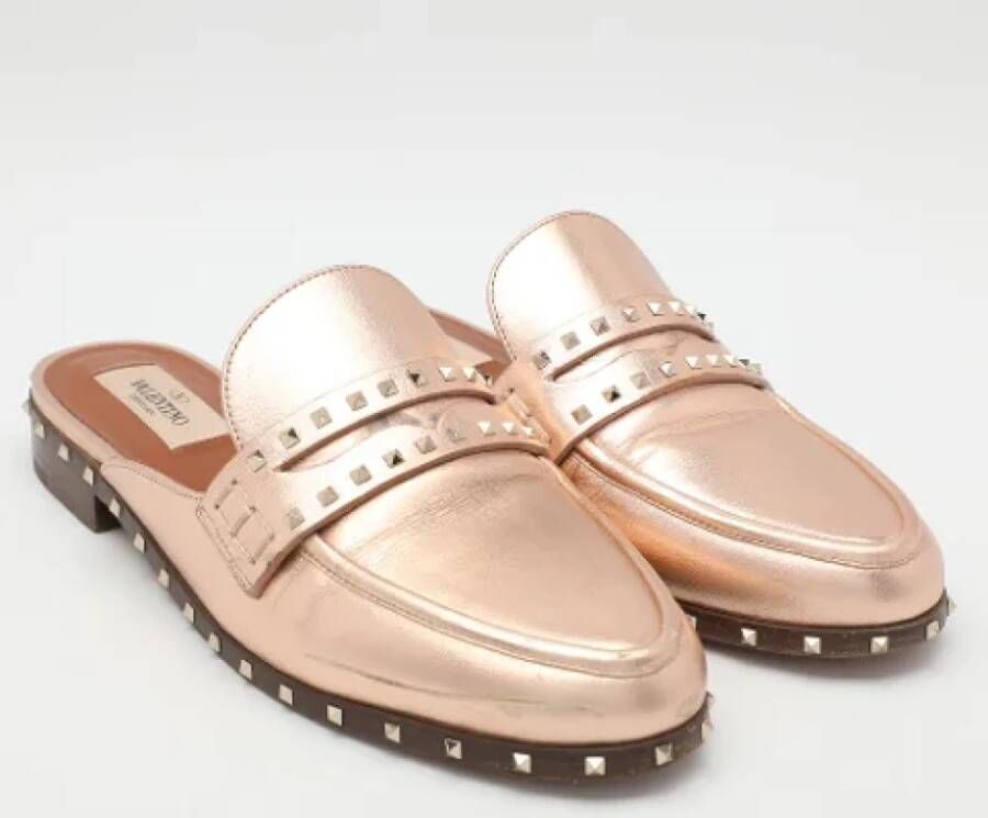 Valentino Vintage Pre-owned Leather mules Pink Dames