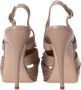 Valentino Vintage Pre-owned Leather sandals Beige Dames - Thumbnail 3