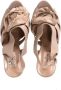 Valentino Vintage Pre-owned Leather sandals Beige Dames - Thumbnail 5