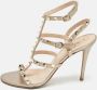 Valentino Vintage Pre-owned Leather sandals Beige Dames - Thumbnail 2