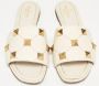 Valentino Vintage Pre-owned Leather sandals Beige Dames - Thumbnail 3