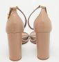 Valentino Vintage Pre-owned Leather sandals Beige Dames - Thumbnail 5