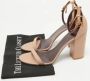 Valentino Vintage Pre-owned Leather sandals Beige Dames - Thumbnail 9