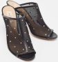 Valentino Vintage Pre-owned Leather sandals Black Dames - Thumbnail 4