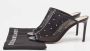 Valentino Vintage Pre-owned Leather sandals Black Dames - Thumbnail 9