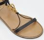 Valentino Vintage Pre-owned Leather sandals Black Dames - Thumbnail 7