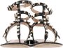 Valentino Vintage Pre-owned Leather sandals Black Dames - Thumbnail 3