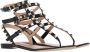 Valentino Vintage Pre-owned Leather sandals Black Dames - Thumbnail 4