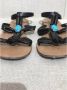 Valentino Vintage Pre-owned Leather sandals Black Dames - Thumbnail 4