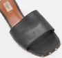 Valentino Vintage Pre-owned Leather sandals Black Dames - Thumbnail 7