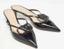 Valentino Vintage Pre-owned Leather sandals Black Dames - Thumbnail 4