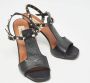 Valentino Vintage Pre-owned Leather sandals Black Dames - Thumbnail 4