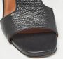 Valentino Vintage Pre-owned Leather sandals Black Dames - Thumbnail 7