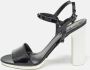 Valentino Vintage Pre-owned Leather sandals Black Dames - Thumbnail 2