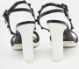 Valentino Vintage Pre-owned Leather sandals Black Dames - Thumbnail 5