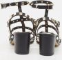 Valentino Vintage Pre-owned Leather sandals Black Dames - Thumbnail 5