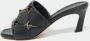 Valentino Vintage Pre-owned Leather sandals Black Dames - Thumbnail 2