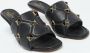 Valentino Vintage Pre-owned Leather sandals Black Dames - Thumbnail 4