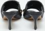 Valentino Vintage Pre-owned Leather sandals Black Dames - Thumbnail 5