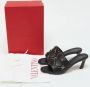 Valentino Vintage Pre-owned Leather sandals Black Dames - Thumbnail 9