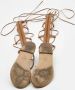 Valentino Vintage Pre-owned Leather sandals Brown Dames - Thumbnail 5