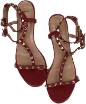 Valentino Vintage Pre-owned Leather sandals Brown Dames