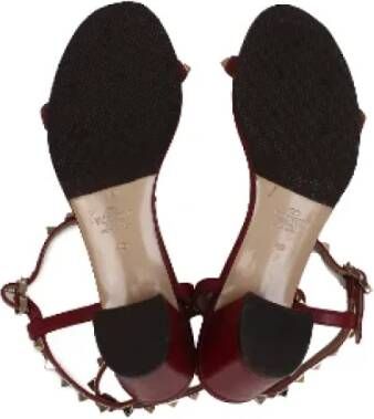 Valentino Vintage Pre-owned Leather sandals Brown Dames