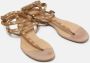 Valentino Vintage Pre-owned Leather sandals Brown Dames - Thumbnail 4