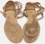 Valentino Vintage Pre-owned Leather sandals Brown Dames - Thumbnail 6