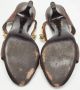 Valentino Vintage Pre-owned Leather sandals Brown Dames - Thumbnail 6