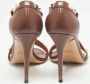 Valentino Vintage Pre-owned Leather sandals Brown Dames - Thumbnail 5