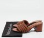 Valentino Vintage Pre-owned Leather sandals Brown Dames - Thumbnail 9