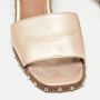 Valentino Vintage Pre-owned Leather sandals Gray Dames - Thumbnail 7